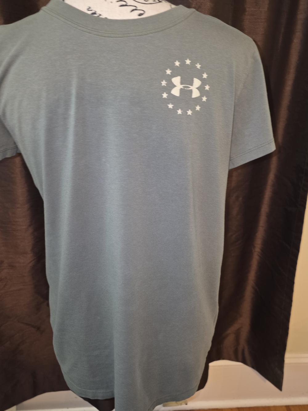 Under Armour Men's Freedom Series T-Shirt Greenish Grey Small
